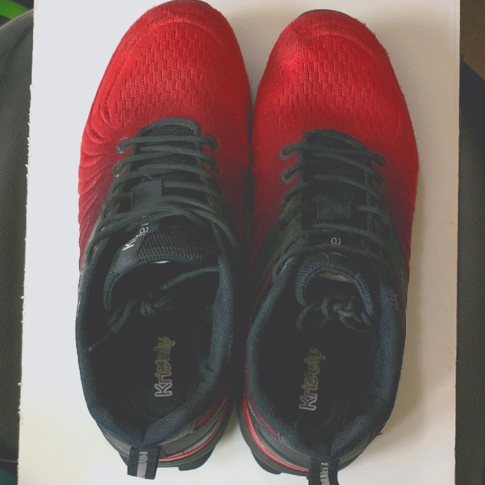 Kricely Red and Black Trail Shoes for Performance
